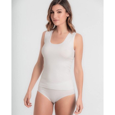 Camiseta interior tirantes anchos algodón Pack 3 de Princesa